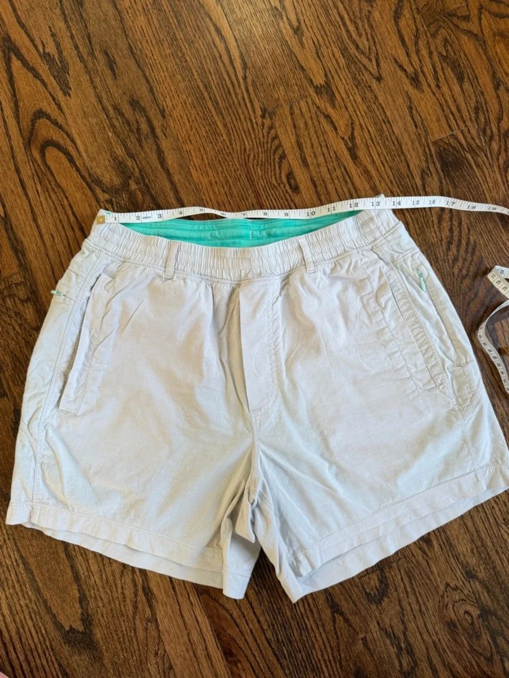 Birddogs Shorts Mens Medium Gray Twill Lined Athletic Stretch Pockets Running - Picture 9 of 10